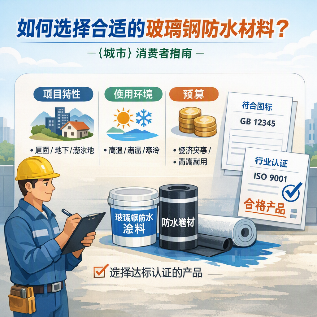 如何判定玻璃钢防水材料的合格标准？ 澄迈 消费者指南