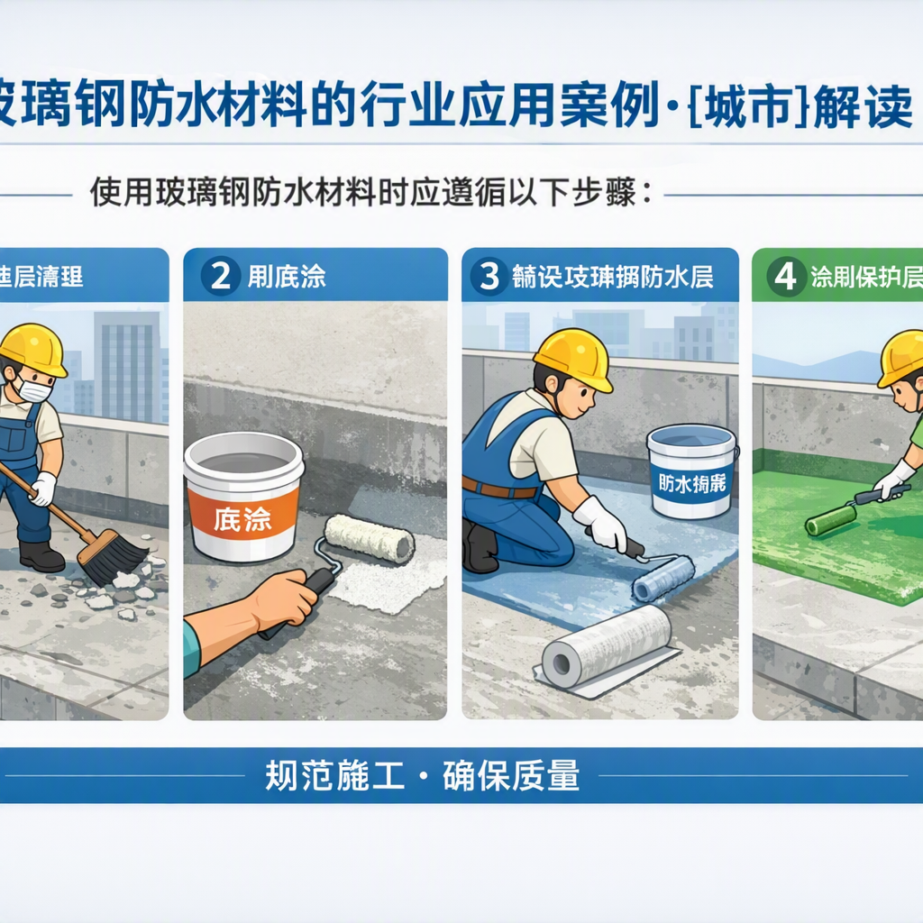 玻璃钢防水材料的行业应用案例，澄迈解读