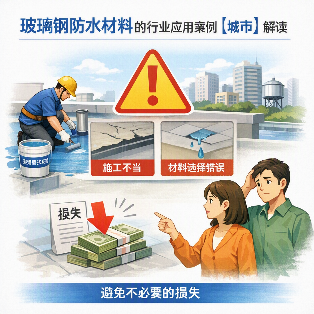 玻璃钢防水材料的行业应用案例，澄迈解读