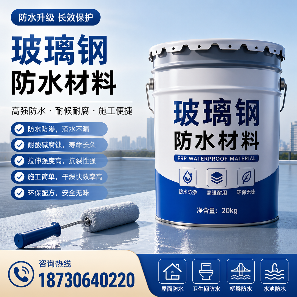 专家解析：玻璃钢防水材料的市场前景分析在 澄迈