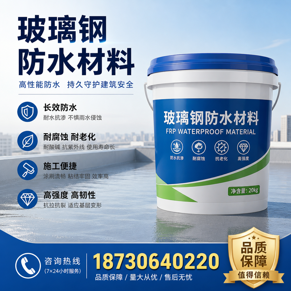 专家解析：玻璃钢防水材料的市场前景分析在 澄迈